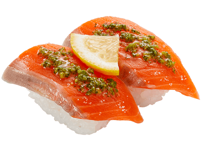 サーモンバジル塩レモン